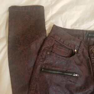 Ranbeeri Plum/Purple Black Skinny Jean Size 5